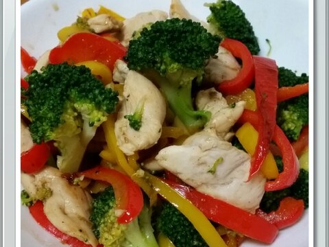 ささみの彩り炒め